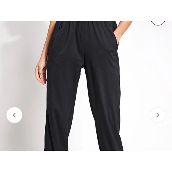 Girlfriend Collective Summit Track Pant XXL lightweight Black zip pockets new - Picture 11 of 16